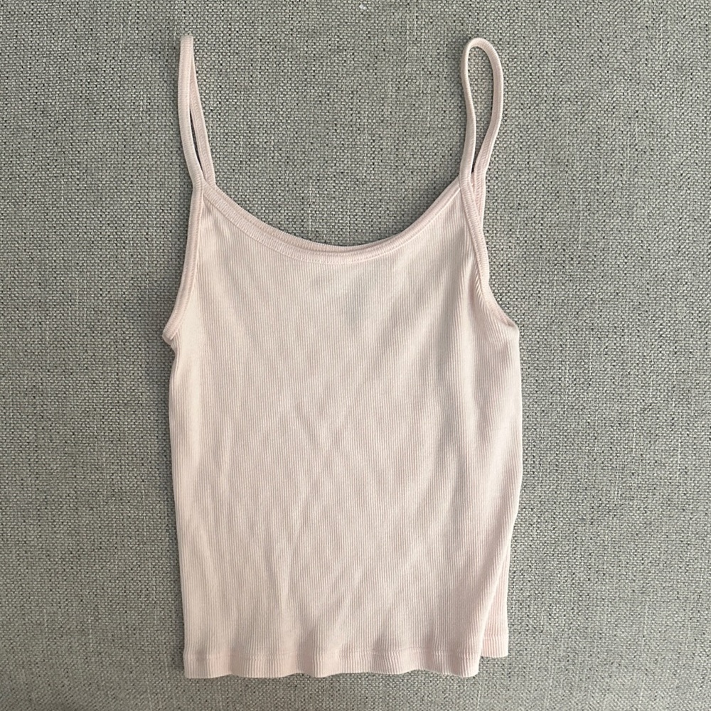 Brandy Melville light pink tank top  ribbed